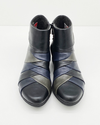 Y0791-01 buty Rieker, damskie trzewiki, tęgość F1/2