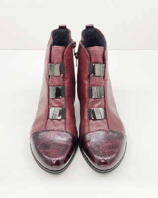 Y07C9-35 buty Rieker, trzewiki na jesień, tęgość F1/2