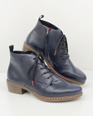 Y0843-14 buty Rieker, trzewiki damskie, tęgość F1/2