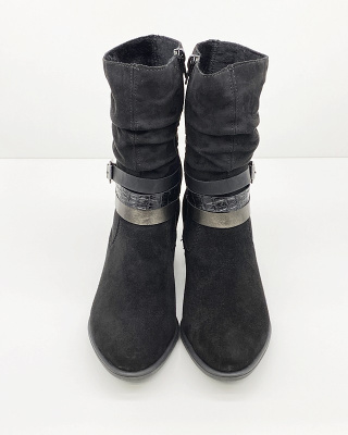 Y2088-00 Rieker damskie kozaki na obcasie, tęgość G