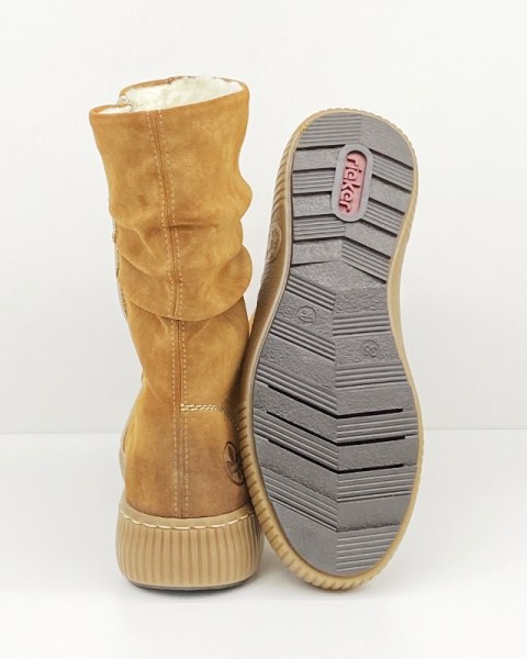 Jasnobrązowe buty zimowe