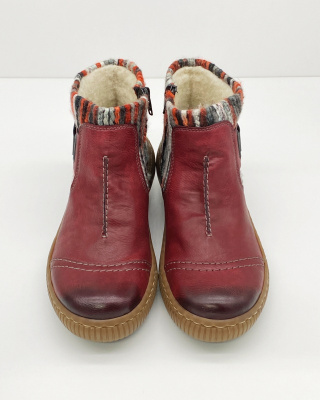 Z6684-35 buty Rieker, każualowe trzewiki ocieplane, tęgość F1/2