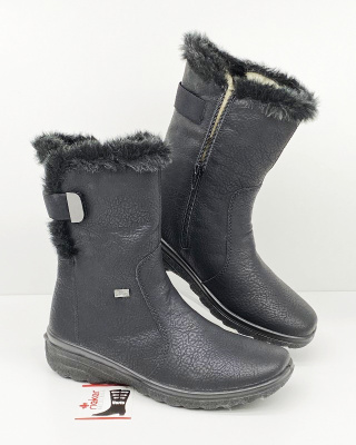 Z7079-00 buty Rieker, kozaki damskie, tęgość G1/2