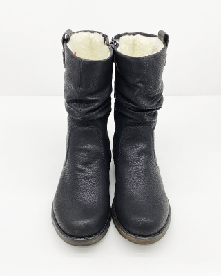 Z9583-00 buty Rieker, botki z ekoskóry, tęgość G