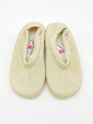 Szerokie półbuty zdrowotne Codeor Confortina Unisex CUBE beżowe