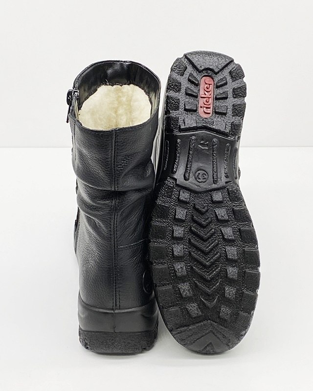 damskie buty zdrowotne zimowe Rieker Z7193-00