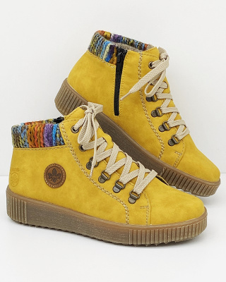 Damskie trzewiki Rieker M6411-69 Tęgość F-G