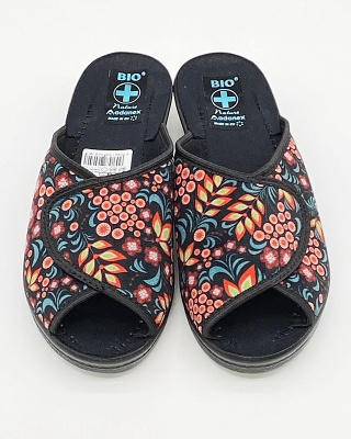 Klapki laczki damskie Adanex 26070 tęgość H