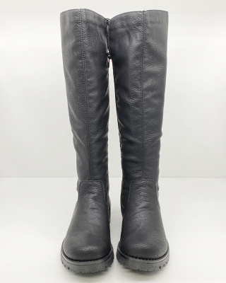 Kozaki na szeroką łydkę Rieker 78554-00, tęgość G