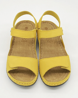 Skórzane damskie sandały Inblu 158D161, tęgość F-G 1/2