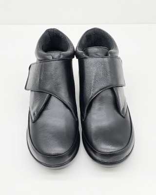 Skórzane trzewiki na rzepy Loretta Vitale 619, tęgość H-J-K