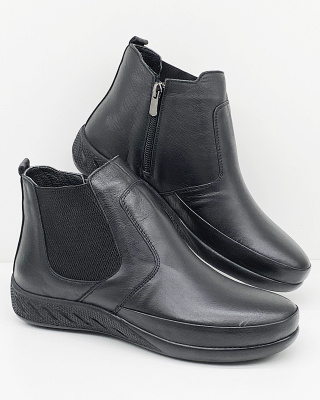 Skórzane sztyblety z zamkiem Loretta Vitale 621, średnia tęgość H