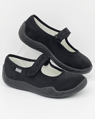 Buty profilaktyczne damskie Dr Orto 197D002 czarne baleriny, tęgość G-H