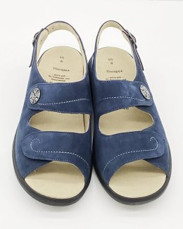Szerokie damskie sandały Solidus Therapo Damen 47015-80033, tęgość W, wkładka ekstra soft