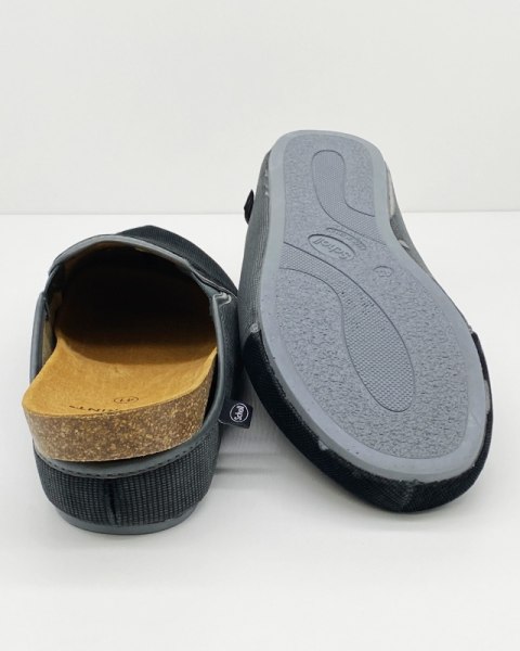 Szerokie męskie kapcie Scholl Felce Med F29551, tęgość K