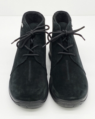 Zamszowe damskie półbuty zdrowotne Alpina Rony 4275-2, tęgość G