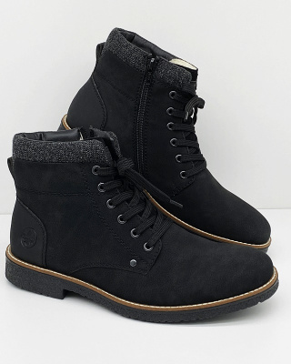 Zimowe męskie trzewiki Rieker 33640-01, tęgość H