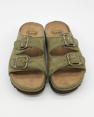 Klapki ortopedyczne Air Bag klapki Scholl skóra naturalna, tęgość E-F-G