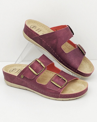 Buty Scholl Aberdeen F29923 szerokie damskie klapki - tęgość G-H-J