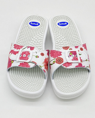 Buty Scholl New Massage Floral white / fuchsia F27433, tęgośc E-F-G