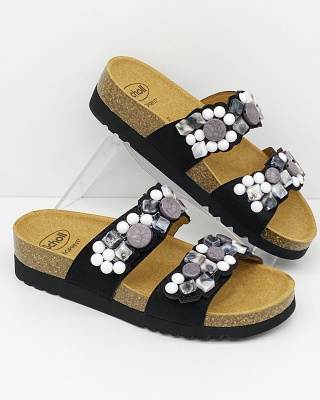 Buty Scholl klapki na rzepy SINTRA 2 STRAPS F29858 1370, tęgość G-H