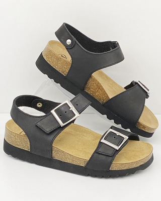 Buty Scholl czarne sandały damskie Filippa F28049, regulowana tęgość F-G