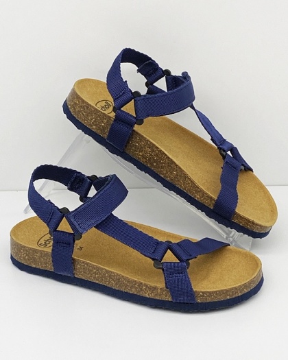 Scholl dziecięce sandały Monkey navy blue, tęgość F