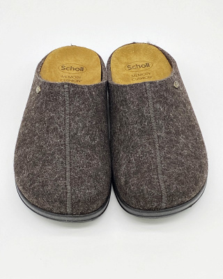 Kapcie Męskie Scholl ELIO F30189 brown, tęgość H, wyjmowana wkładka
