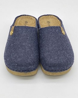 Pantofle domowe damskie Inblu DK8 blue, tęgość G, stopa normalna
