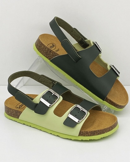 Sandałki dziecięce Scholl Turtle olive, tęgość F