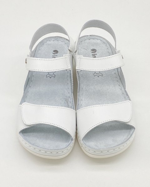 białe sandały damskie
