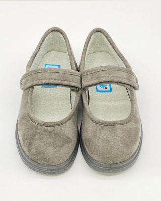 Dr Orto 462D001 szare, ortopedyczne baleriny na opuchnięte stopy, tęgość M