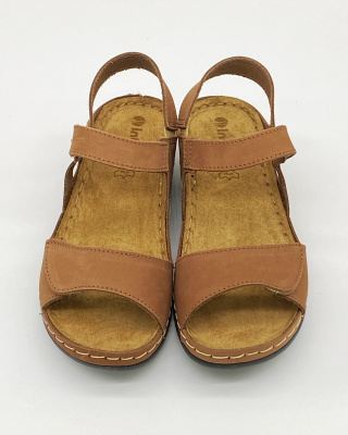 Zdrowotne skórzane sandały Inblu 158D162, tęgość F-G 1/2