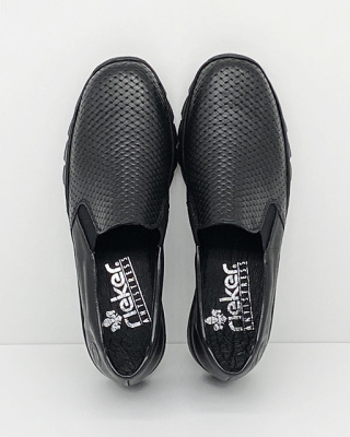 Półbuty damskie wsuwane Rieker N3363-01, tęgość F