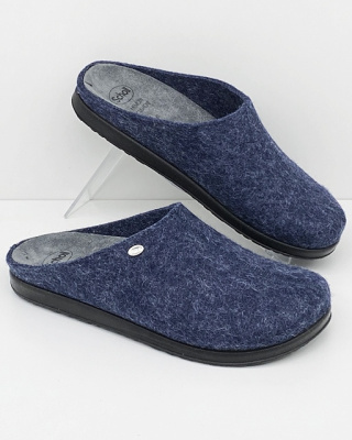 Kapcie z wyjmowaną wkładką męskie Scholl ELIO F30189 blue tęgość H