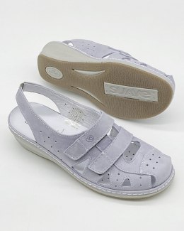 Komfortowe sandały dla starszej pani Suave 720014-91, tęgość K-J