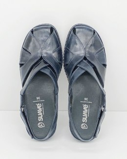 Suave 720133-5, tęgość K, Prozdrowotne sandały dla seniorki