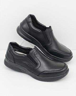 Rieker 14850-01 szerokie wsuwane półbuty męskie, tęgość K