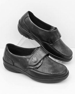 Szerokie damskie buty na rzepy Solidus Maike 41501-20780, zakresy tęgości M-N