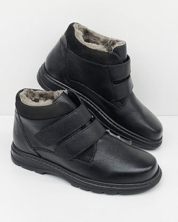 Szerokie zimowe buty męskie Solidus 82122-00578 Natura Stiefel, regulowana tęgość H-J