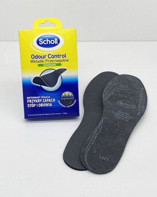 Scholl wkładki Odour Control - przeciwpotne, neutralizujące przykry zapach