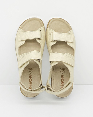 Profilaktyczne skórzane sandały damskie Inblu 158D207, tęgość G-H, średnia szerokość