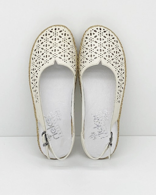 44861-60 Rieker sandały zakryte palce, tęgość G 1/2