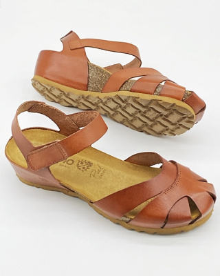 Sandały Yokono Monaco-186 brąz, wąska stopa, mała tęgość F