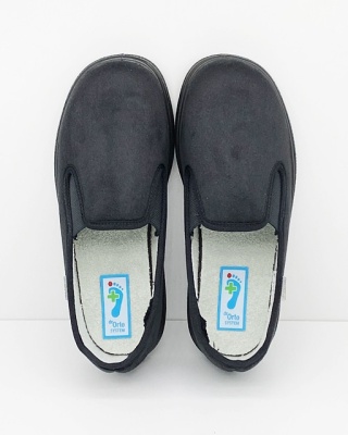 Szerokie półbuty tekstylne Dr Orto 991M002, 991D002 czarne, tęgość K