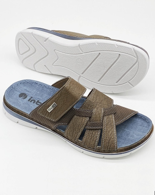 Inblu TE02 Męskie klapki na lato, tęgość H-J