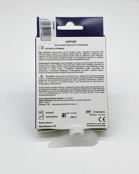 palce młotkowate wkładki pod palce