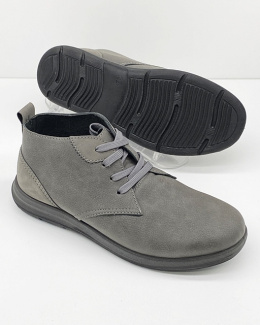 Szerokie męskie buty jesiennne Dr Orto Casual 156M004 antracytowy, duża tęgość J-K