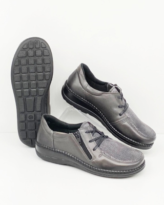 Kosela Medic 1862 Axel buty na haluksy i palce młotkowate, szare, szerokie, tęgość K