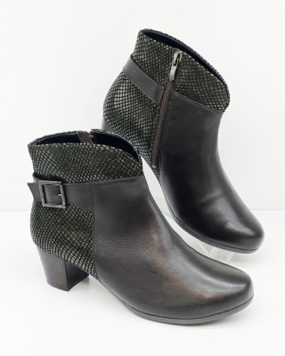 Botki Alpina Manda H 7J06-2, ciemny brąz, tęgość H